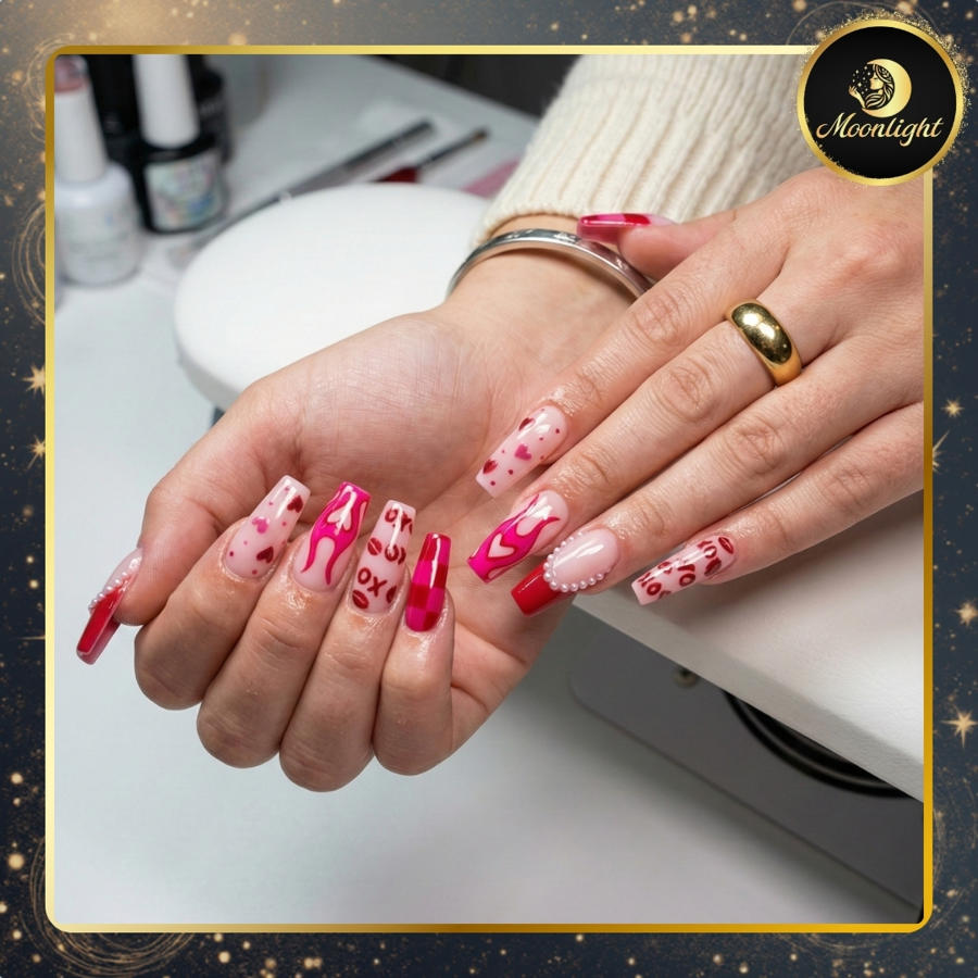 Valentine nail collection